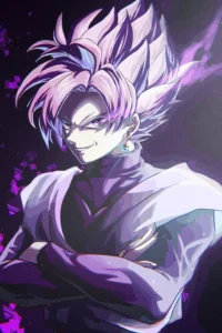 Fused Zamasu Dragon Ball Original Image Metal Print Poster