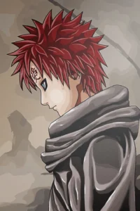 Gaara Naruto Original Image High Quality Aluminium Printed Metal Poster