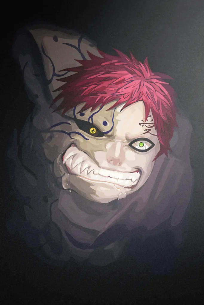 Gaara Naruto Original Image Printed Metal Poster