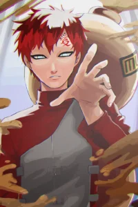 Gaara Naruto Original Image Printed Metal Wall Art