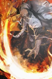 Genryusai Yamamoto Bleach Original Image Outstanding Printed Metal Poster