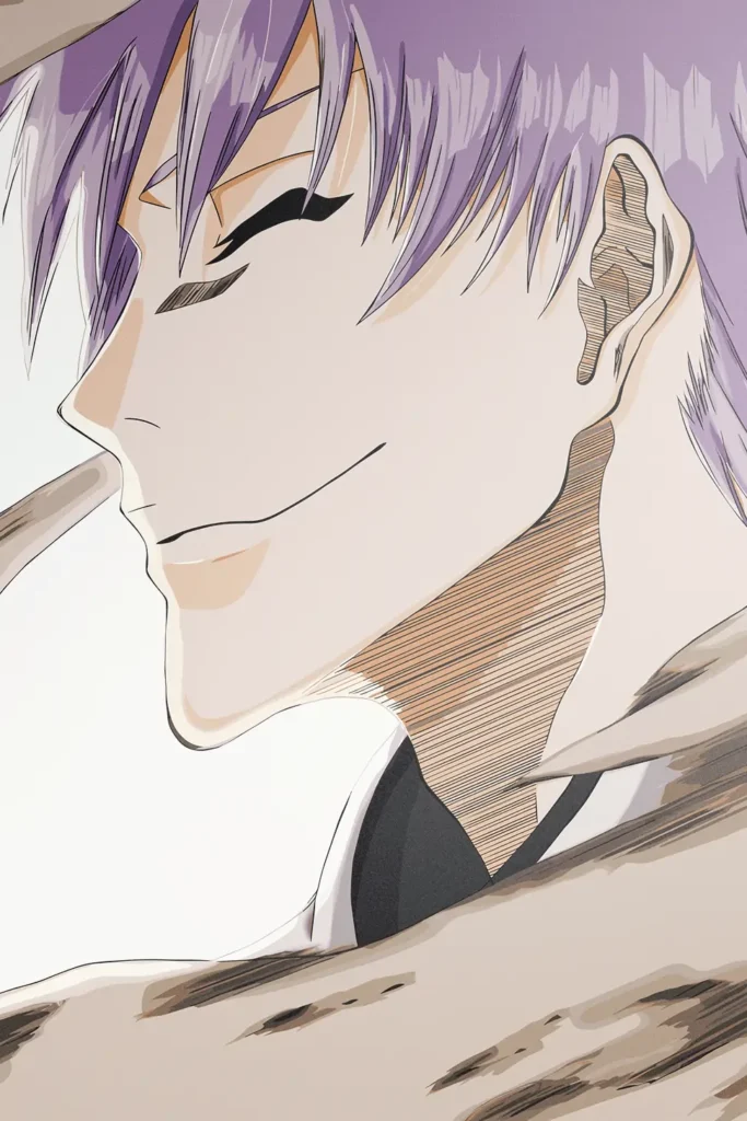 Gin Ichimaru Bleach Original Image Exquisite Metal Poster