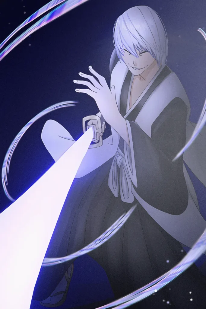 Gin Ichimaru Bleach Original Image Exquisite Metal Print Poster