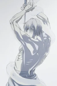 Gin Ichimaru Bleach Original Image High Quality Printed Metal Poster