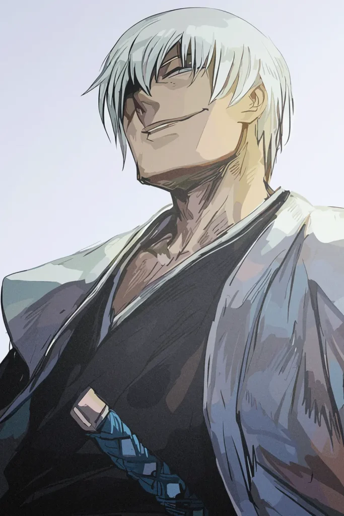 Gin Ichimaru Bleach Original Image Metal Print Poster