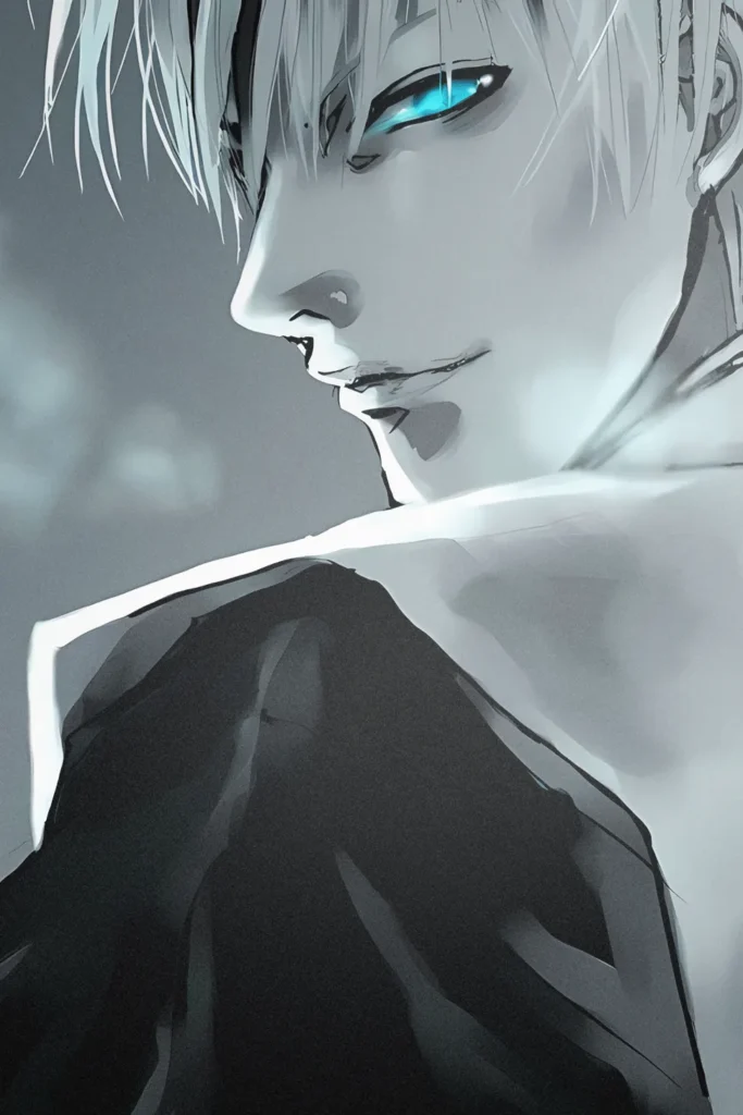 Gin Ichimaru Bleach Original Image Premium Aluminium Metal Wall Art