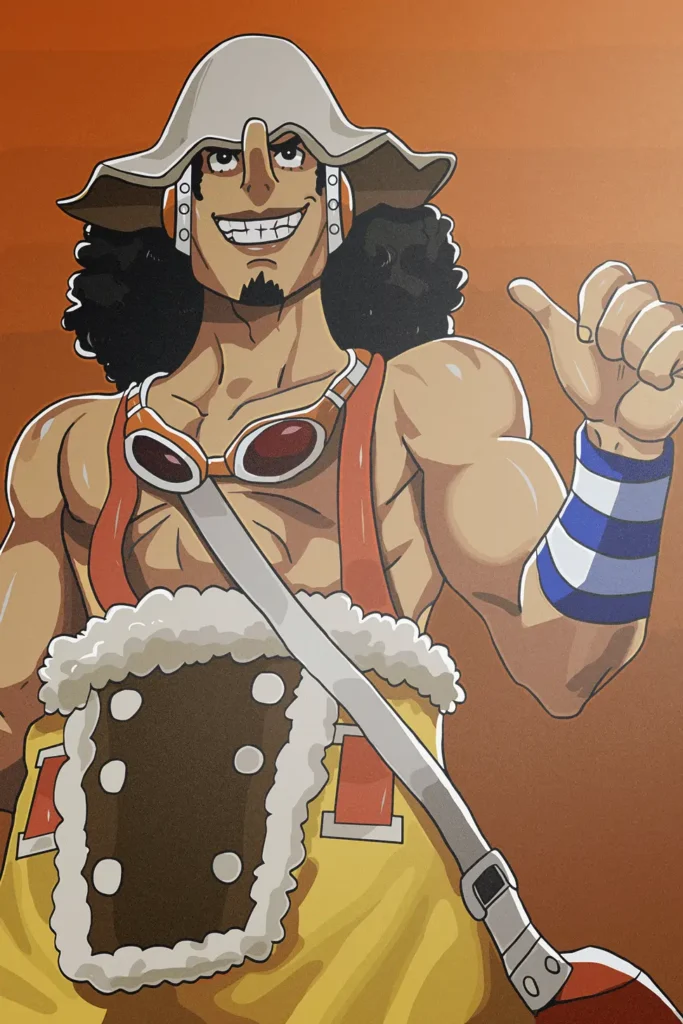 God Usopp One Piece Original Image Aluminium Metal Poster