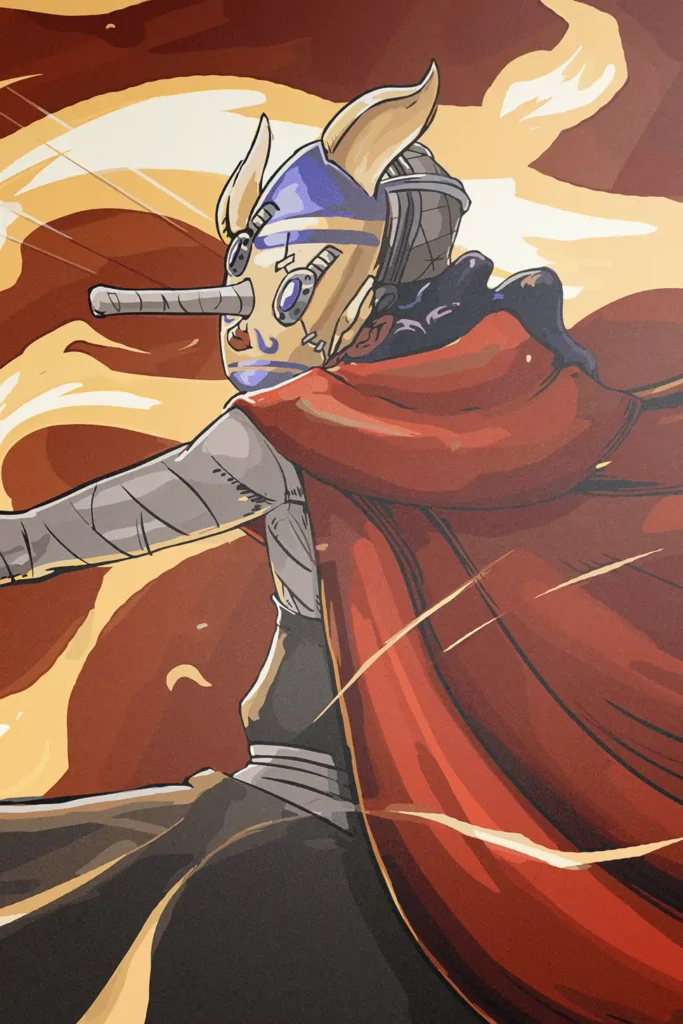 God Usopp One Piece Original Image High Quality Metal Poster