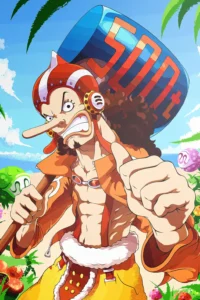 God Usopp One Piece Original Image Metal Wall Art Poster