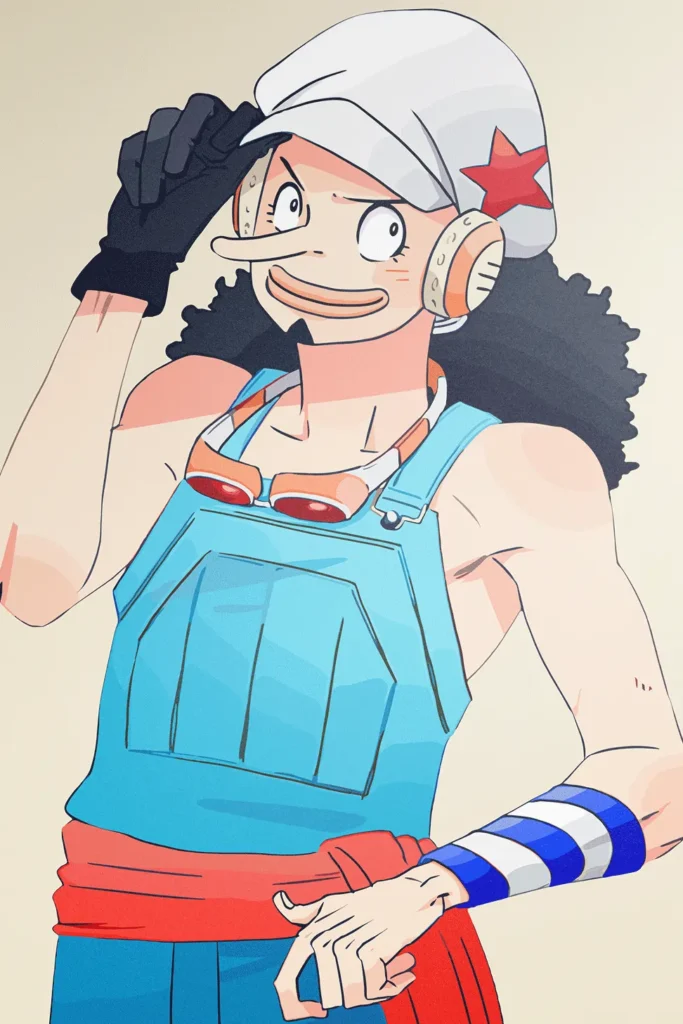 God Usopp One Piece Original Image Premium Printed Metal Poster