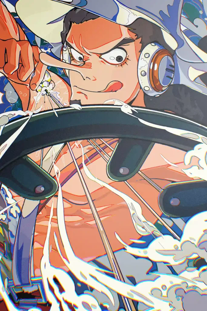 God Usopp One Piece Original Image Printed Metal Poster