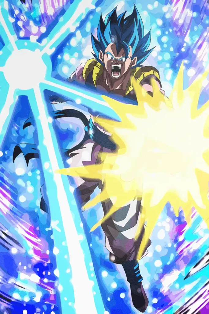 Gogeta Super Saiyan Blue Dragon Ball Original Image High Quality Metal Poster