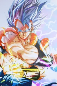 Gogeta Super Saiyan Blue Dragon Ball Original Image Metal Poster