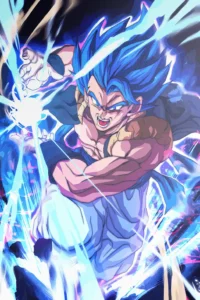 Gogeta Super Saiyan Blue Dragon Ball Original Image Printed Metal Wall Art