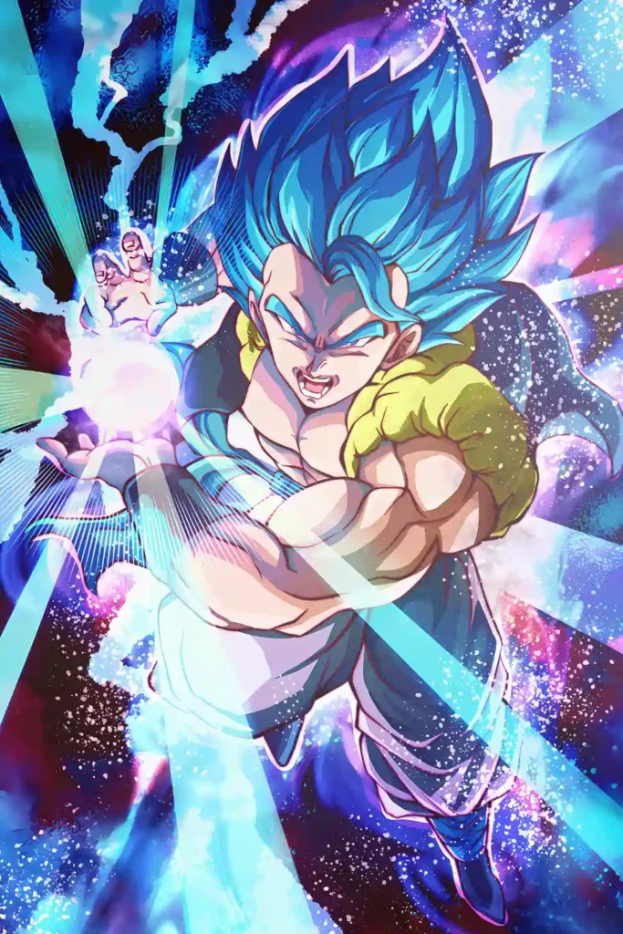 Gogeta Super Saiyan Blue Dragon Ball Original Image Unique Metal Poster