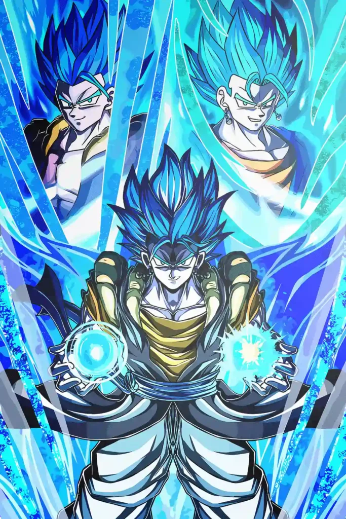 Gogeta and Vegito Dragon Ball Original Image Exclusive Metal Poster