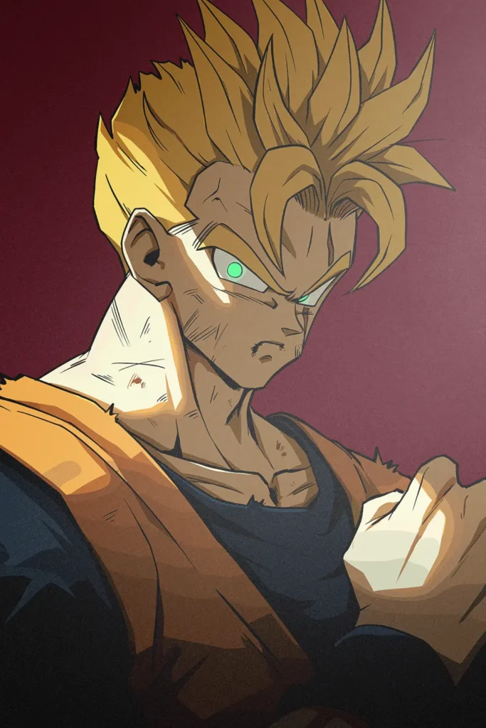 Gohan Super Saiyan Dragon Ball Original Image Exclusive Metal Poster