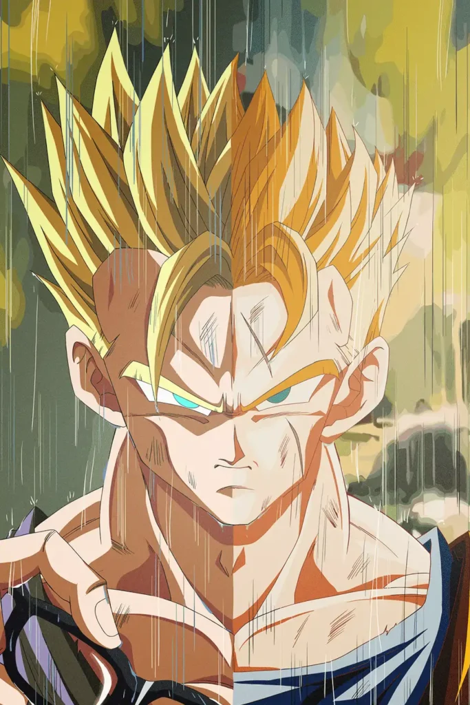 Gohan Super Saiyan Dragon Ball Original Image Premium Metal Poster