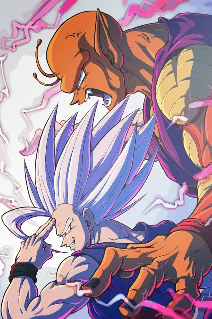 Gohan and Piccolo Dragon Ball Original Image Printed Metal Poster