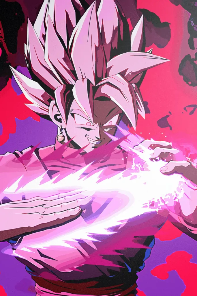 Goku Black Dragon Ball Original Image Artistic Metal Poster