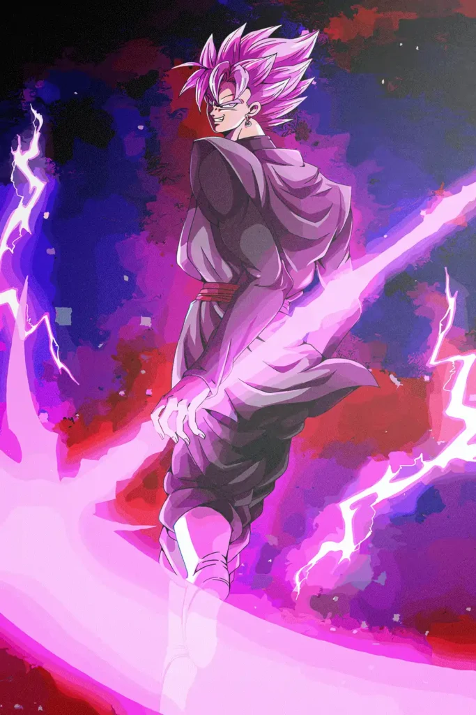 Goku Black Dragon Ball Original Image Bespoke Printed Metal Poster
