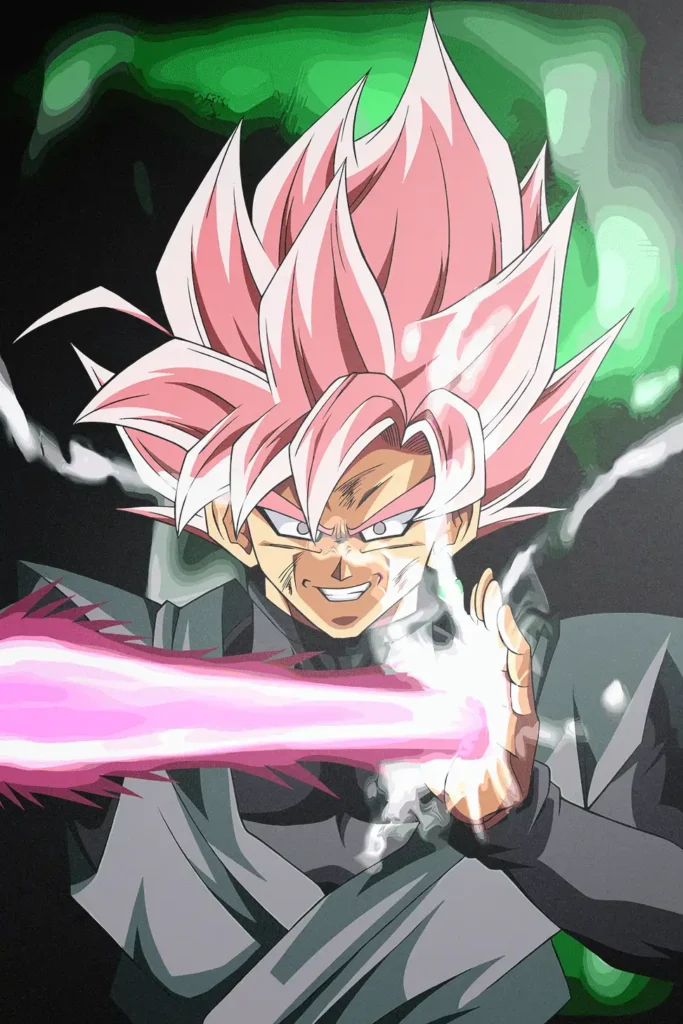 Goku Black Dragon Ball Original Image Deluxe Metal Poster