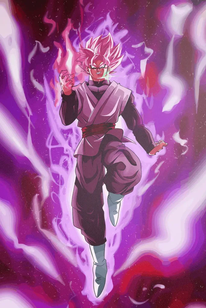 Goku Black Dragon Ball Original Image Distinctive Metal Poster