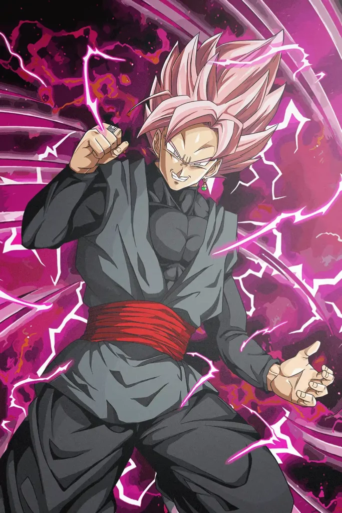Goku Black Dragon Ball Original Image Distinctive Metal Print Poster