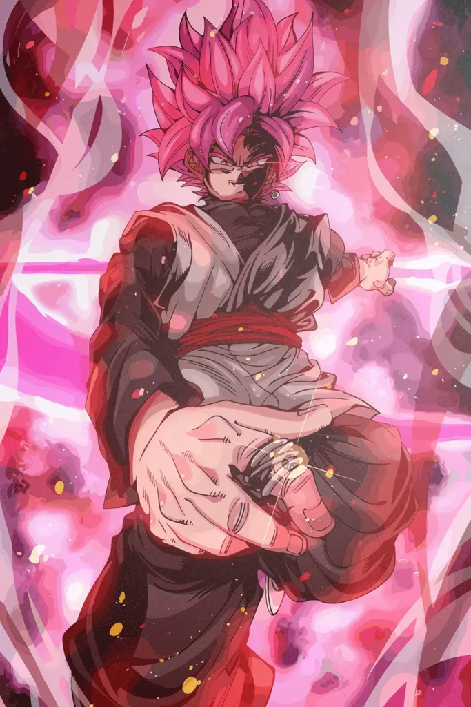Goku Black Dragon Ball Original Image Distinctive Metal Print Wall Art
