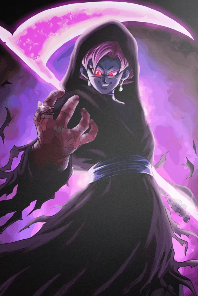 Goku Black Dragon Ball Original Image Distinctive Metal Wall Art Poster