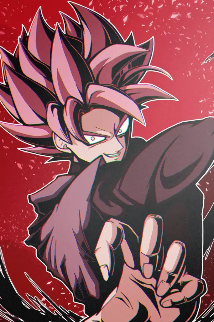 Goku Black Dragon Ball Original Image Distinctive Metal Wall Poster