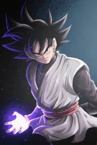 Goku Black Dragon Ball Original Image Exclusive Metal Print