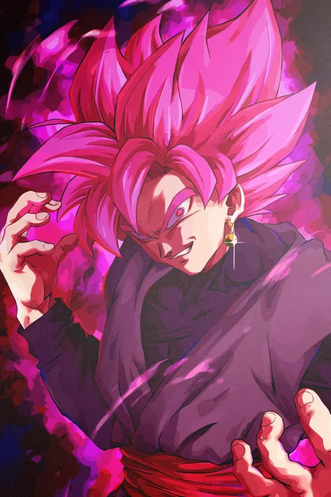 Goku Black Dragon Ball Original Image Exquisite Metal Wall Poster