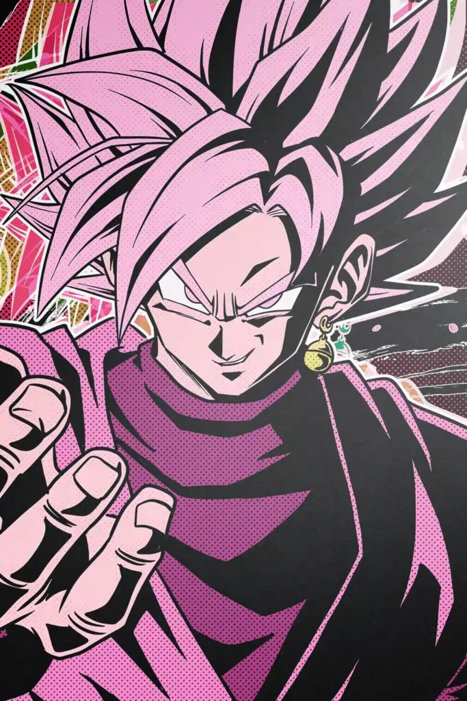 Goku Black Dragon Ball Original Image Exquisite Printed Metal Poster