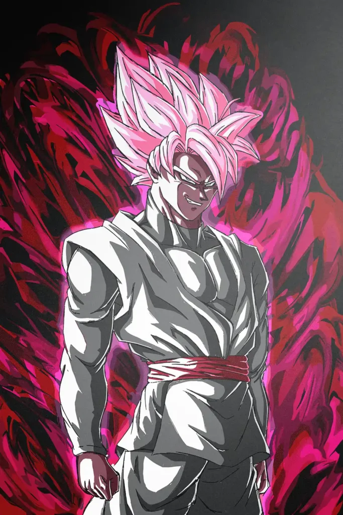 Goku Black Dragon Ball Original Image Exquisite Printed Metal Wall Art