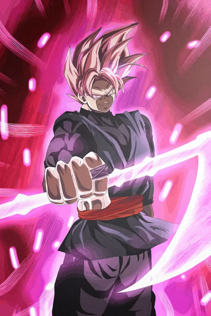 Goku Black Dragon Ball Original Image Metal Wall Poster
