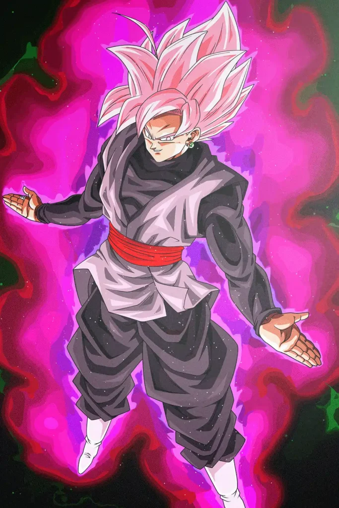 Goku Black Dragon Ball Original Image Outstanding Metal Wall Poster