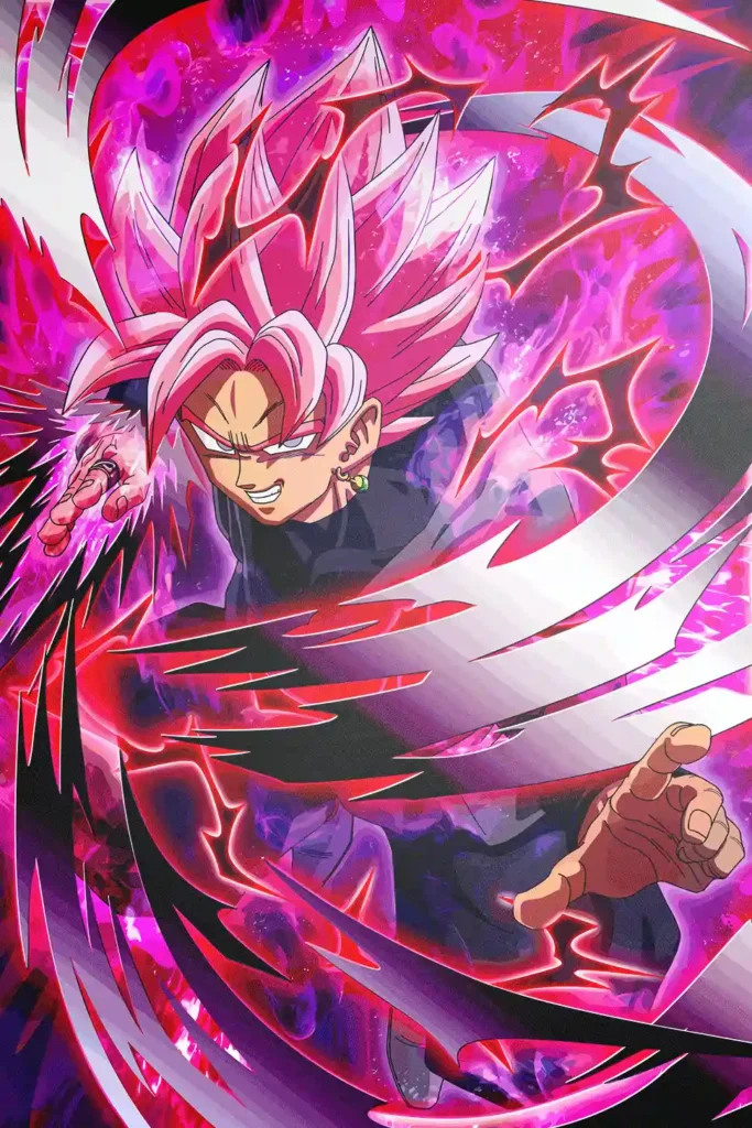 Goku Black Dragon Ball Original Image Outstanding Printed Metal Wall Art