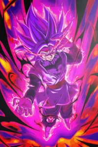 Goku Black Dragon Ball Original Image Premium Printed Metal Poster