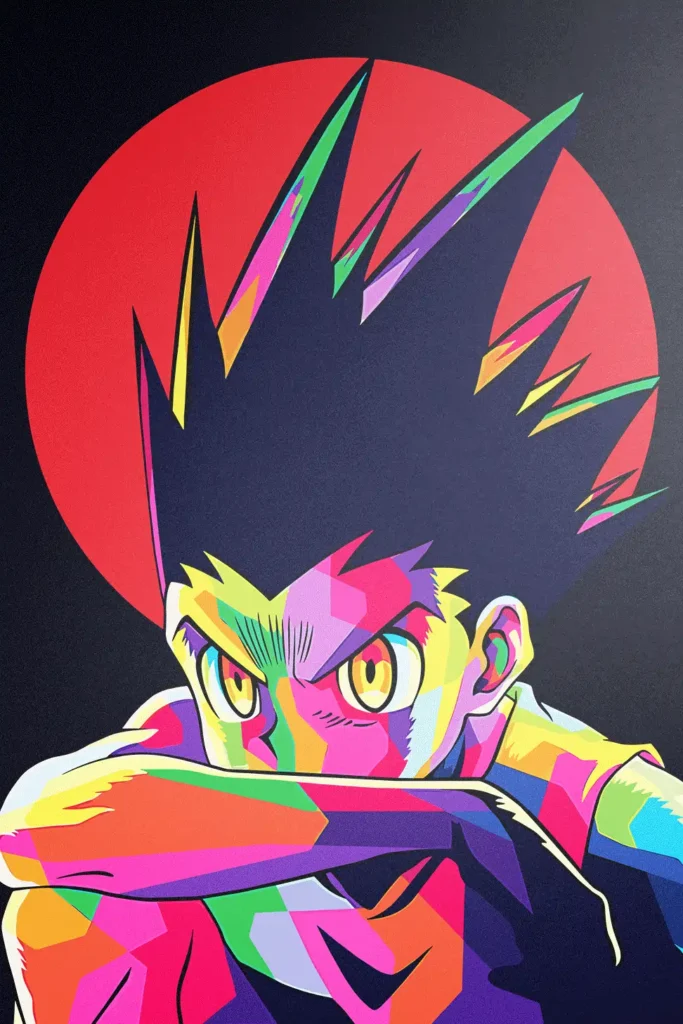 Gon Freecss Hunter x Hunter Original Image Bespoke Metal Wall Art Poster