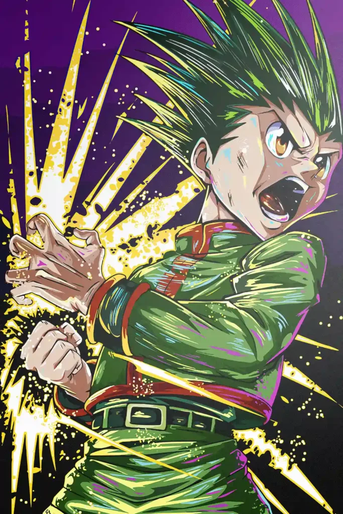 Gon Freecss Hunter x Hunter Original Image High Quality Aluminium Printed Metal Poster
