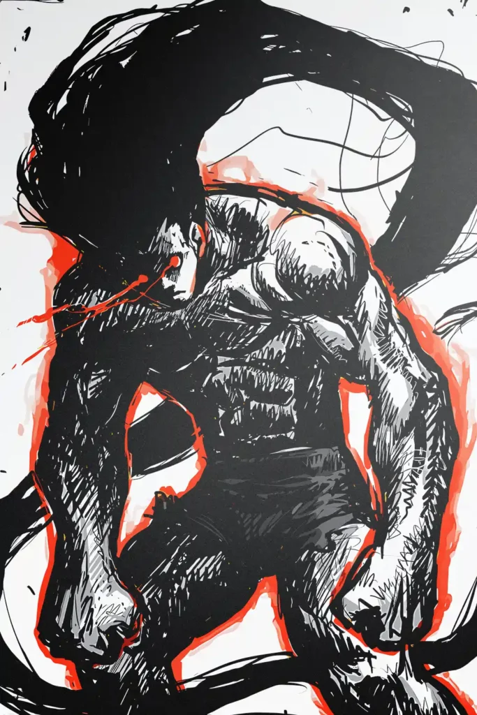 Gon Freecss Hunter x Hunter Original Image Metal Wall Art Poster