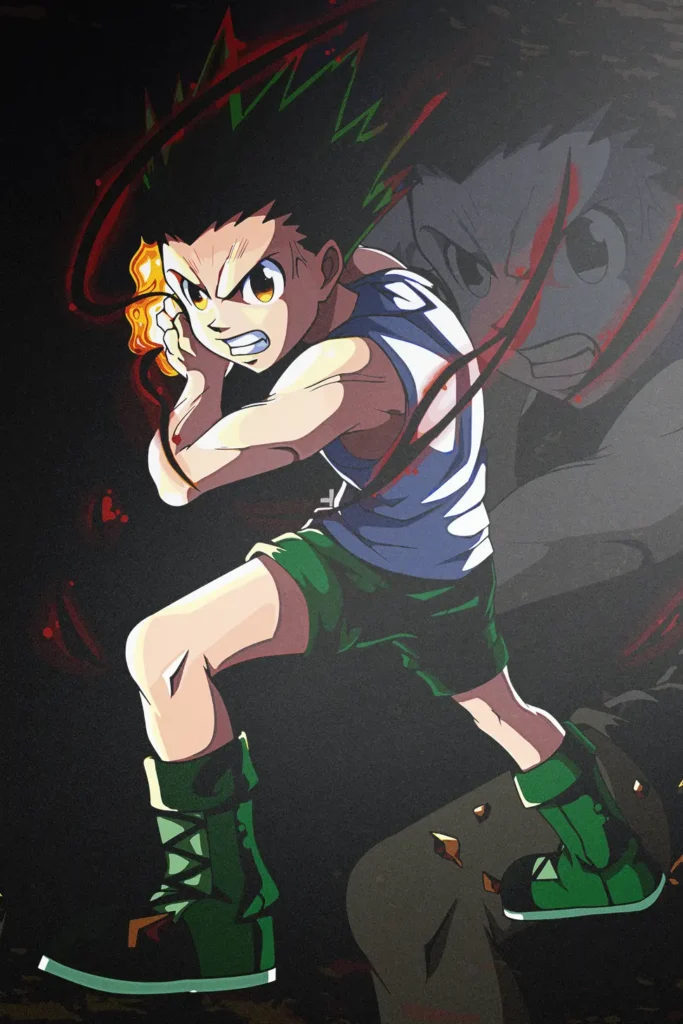 Gon Freecss Hunter x Hunter Original Image Outstanding Metal Wall Art Poster