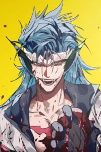 Grimmjow Jaegerjaquez Bleach Original Image Exquisite Metal Print Wall Art