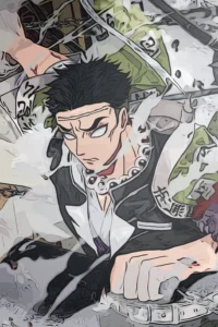 Gyomei Himejima Demon Slayer Original Image Bespoke Metal Print Poster
