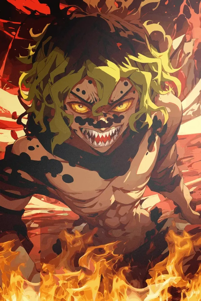 Gyutaro Demon Slayer Original Image Aluminium Metal Poster