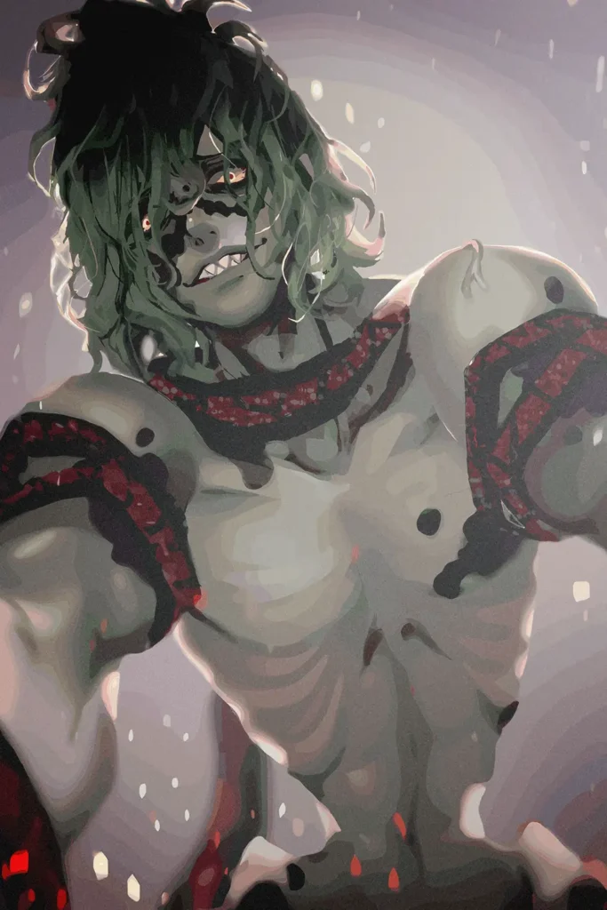 Gyutaro Demon Slayer Original Image Aluminium Metal Print