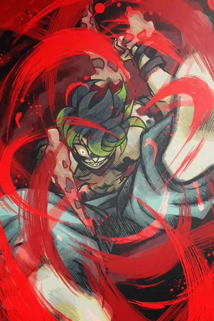 Gyutaro Demon Slayer Original Image High Quality Printed Metal Poster