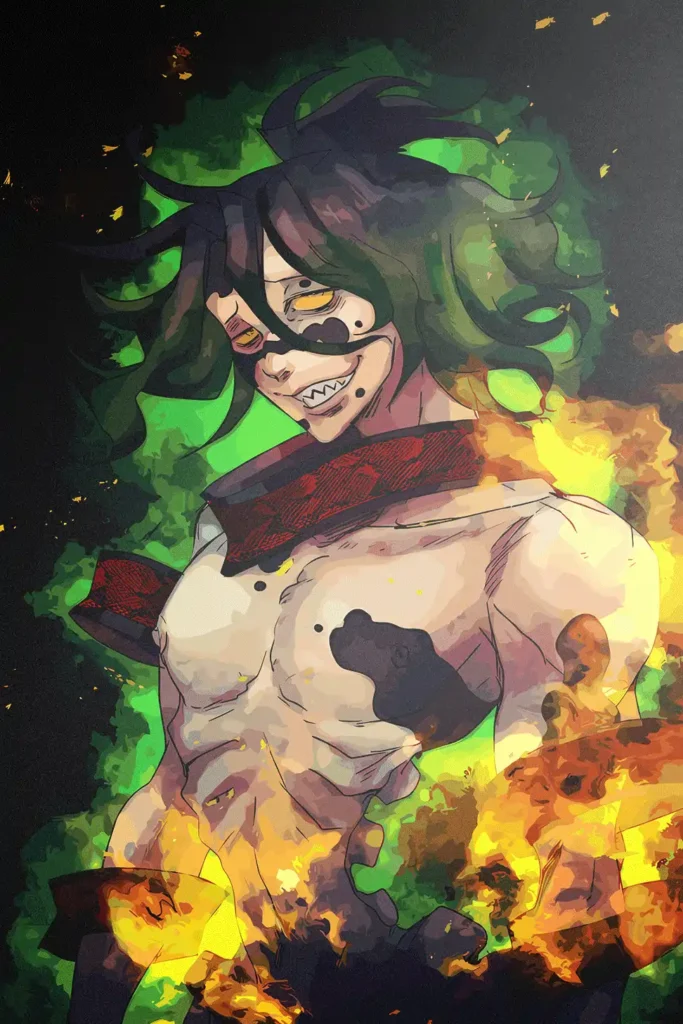 Gyutaro Demon Slayer Original Image Premium Aluminium Metal Wall Art