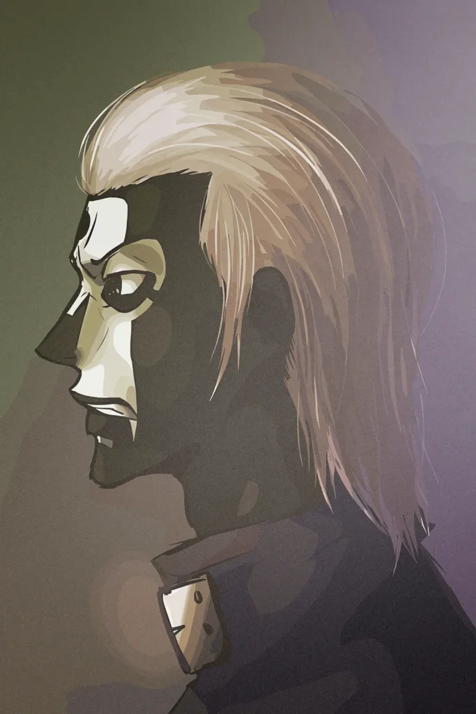 Hidan Naruto Original Image Exclusive Metal Wall Art